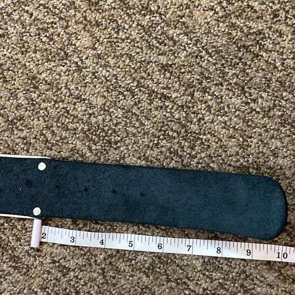 Streets Ahead Concho Black Belt with Tone Silver Elephants Accents Leather - Picture 14 of 16